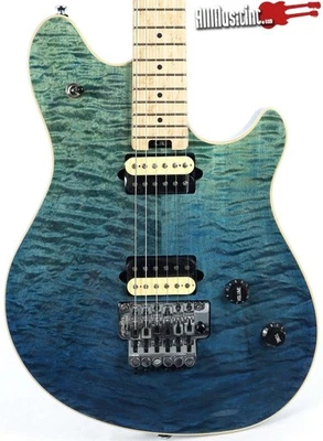 Guitarra Eléctrica Peavey HP2 Deep Ocean Tallada Figura Superior Modelo de Preproducción Foto 1 de 4