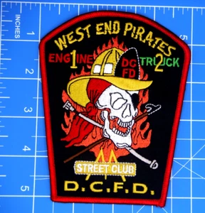 Washington DC Fire Dept Engine 1 West End Pirates Patch - Bild 1 von 2