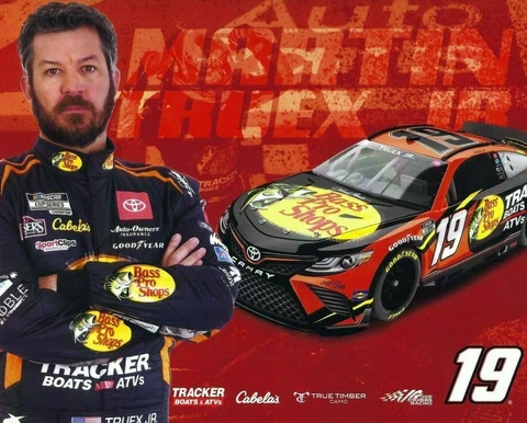2022 MARTIN TRUEX JR "BASS PRO SHOPS" #19 NASCAR CUP SERIES POSTCARD Cover