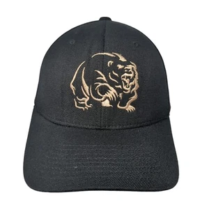 Grizzle Drywall Fitted Hat Black S-M Embroidered Solid Flexfit Yupoong - Picture 1 of 8