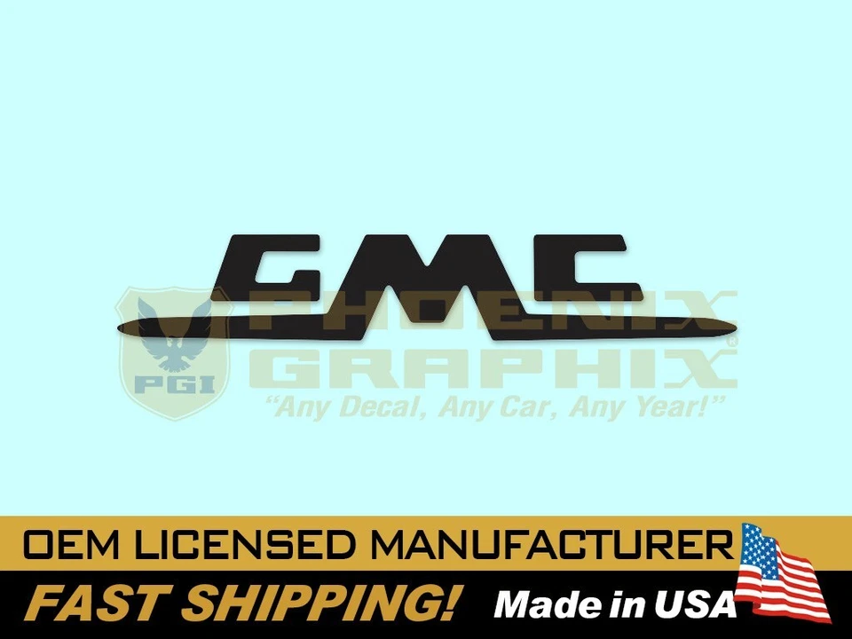 1955 1956 1957 1958 1960 1961 1962 GMC Truck Stepside 4,25" puerta trasera nombre calcomanía Foto 1 de 1