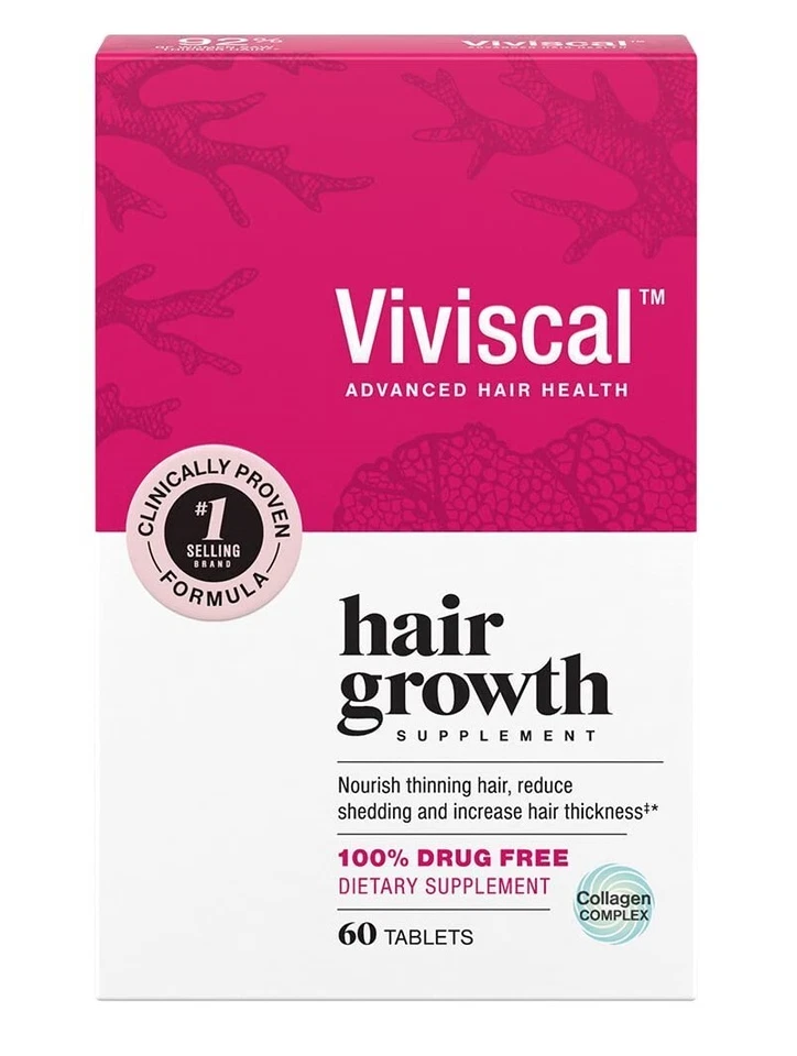 Suplemento para el crecimiento del cabello de mujer Viviscal - 60 unidades caducidad 08/2026 Foto 1 de 1