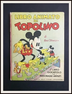 ⭐ LIBRO ANIMATO DI TOPOLINO - Disney Mondadori - 1936 - DISNEYANA.IT ⭐ - Foto 1 di 9