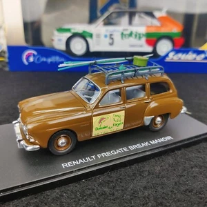 VOITURE ELIGOR RENAULT FREGATE BREAK MANOIR MARRON 1:43 EN BOITE PLEXI - Imagen 1 de 13