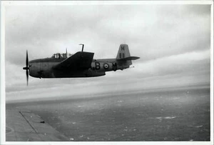 GRUMMAN AVENGER TBM-3E ROYAL CANADIAN NAVY RCN LARGE VINTAGE PHOTO TBF 3 - Picture 1 of 2