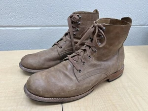 Adelante The Havana Mens Handcrafted Leather Boots Brown Size 13.5 13.5D - Picture 1 of 10