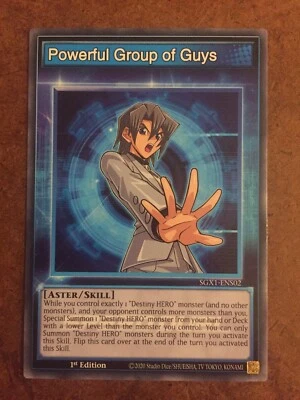 Powerful Group Of Guys SGX1-ENS02 Aster Phoenix Yugioh Skill Card  - Image 1 of 2