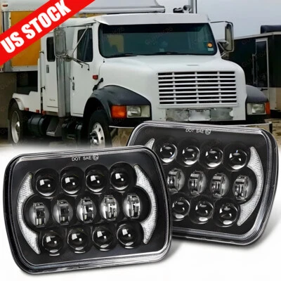 2X 105W 7x6" 5x7" Faros LED para Cosechadora Internacional 4700 4800 4900 8100 Foto 1 de 4