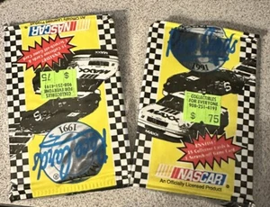 1991 Nascsar Race Cards (3) Wax Packs Factory sealed - Picture 1 of 1