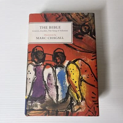 The Bible Genesis, Exodus, The Song of Solomon Illustrated Marc Chagall Small HC - image 1 of 4