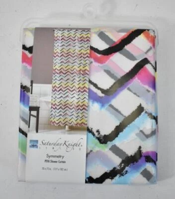 Saturday Knight Limited Symmetry PEVA Shower Curtain 70" x 72" Multi Colored - Image 1 of 4
