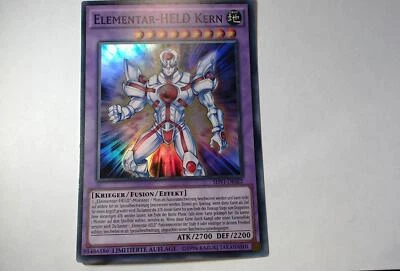 Yugioh ELEMENTAR-HELD KERN , shvi-dese2 Super Rare deutsch NM Limitierte Auflage - Bild 1 von 4