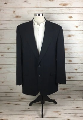 Abrigo de traje a rayas Monsieur Givenchy para hombre talla 44L(? No etiquetado) azul marino    Foto 1 de 4