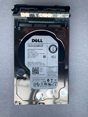 Dell 4TB 7.2k SAS 3.5 LFF+Tray T710 T310 T320 T510 T410 T420 T630 T720 T730 6G - Image 1 of 4