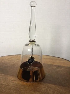 Vintage Handblown Glass Bell Souvenir West Virginia Glass - Picture 1 of 3