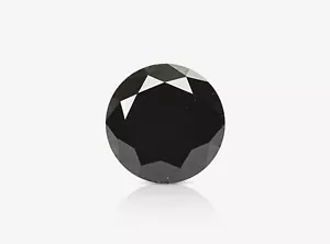 1.43 Carat Natural Fancy Black Brilliant, GIA Certified Genuine Jewelry For Her - Picture 1 of 7