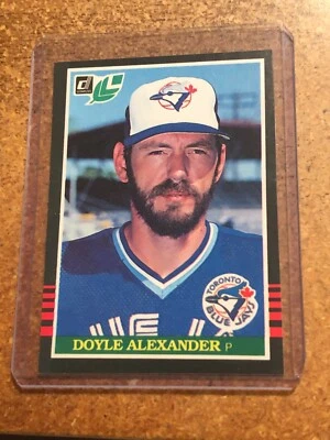 1985 Donruss/Leaf Baseball # 134 Doyle Alexander - Image 1 of 2