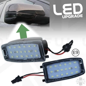 x2 LED Under Mirror Puddle Light Lamp assembly lens for Range Rover L322 2005-12 - Afbeelding 1 van 10