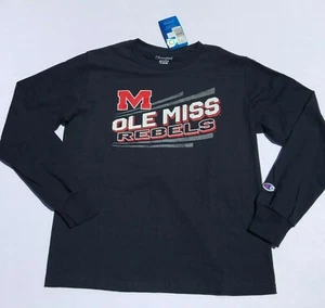 Champion NCAA Boy's Long Sleeve Jersey T Shirt Youth Boy's Size 10/12 - Picture 1 of 5