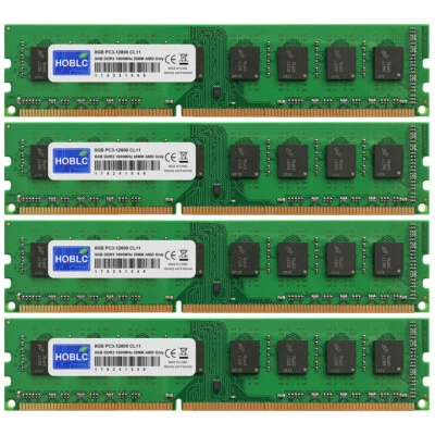 New 32GB 4x8GB PC3-12800 1600MHz 1.5V DIMM Memory For asus M5A97 R2.0 Turbov Evo - Image 1 of 4
