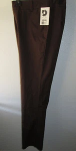 Landau Casual Uniform Pants Slacks Size 8 Brown Molly 5516 COCHT 32 x 35 Pants - Picture 1 of 7