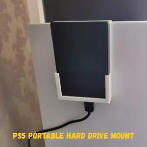 Tragbare externe Festplatte Halterung Aufhänger für PS5 Playstation 5 Konsole - Bild 1 von 7