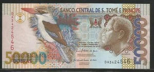 Saint Thomas & Prince P-68 50,000 Dobras 2010 Unc - Picture 1 of 1