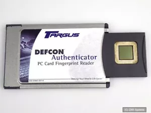 TARGUS PA470E 430-0392-003A DEFCON AUTHENTICATOR PC Card Fingerprint Reader, NEU - Bild 1 von 1