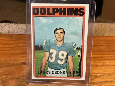 Larry Csonka 1972 Topps NM Miami Dolphins  MINT NMT - Image 1 of 3
