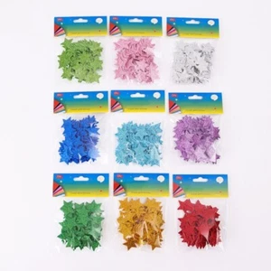 60PCS Glittering Foam Star Sticker Star Shape Adhesive Sticker for Card Making - Picture 1 of 16