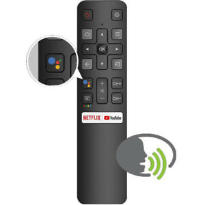 New Replace RC802V FNR1 For TCL Voice TV Remote Control Netflix YouTube 40S330