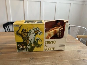 1977 Gabriel Tonto & Scout Horse UNUSED Sealed Contents Lone Ranger NICE !! - Picture 1 of 14