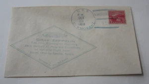 1933 - U.S.S. CORMORANT - Graf Zeppelin - COVER - Flies over Washington - Picture 1 of 2