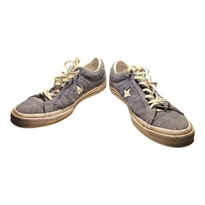 Zapatillas Converse One Star Ox Premium Gamuza Gris Azul Talla Para Hombre 10 Grunge Indie - Imagen 1 de 12