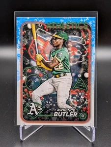 2024 Topps Holiday LAWRENCE BUTLER #H4 Rookie RC Oakland Athletics - Picture 1 of 2