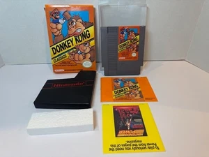 Donkey Kong Classics (1988) Nintendo NES CIB Komplett Box Handbuch Spiel Hülle Schön! - Bild 1 von 16