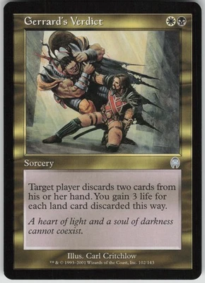 Gerrard's Verdict U Apocalypse 102 NM - Image 1 of 2