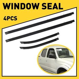 4X 68180-04010 Cinturón Ventana Puerta Trasera Delantera Resistente para Toyota Tacoma 00-04 - Imagen 1 de 13