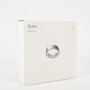 Oura Ring 4 Smart Ring Activity Tracker - Size 6 In Silver (JZ90-54217-06) - Picture 1 of 5