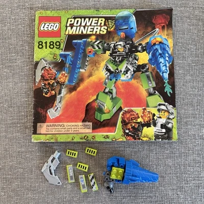 LEGO 8189 Power Miners Magma Mech Instruction Manual + Parts - Image 1 of 4