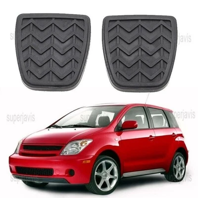 1 Pair Rubber Replacement Brake Clutch Pedal Pads Cover For Scion xA 2004-2006 - Image 1 of 4