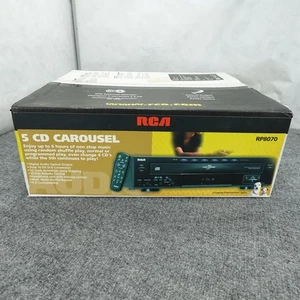 Vintage RCA RP8070 CD 5 Carousel Changer Player Optical Out Remote Factory Seal - Picture 1 of 19