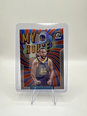 2021-22 Donruss Optic Stephen Curry “My House” Prizm Holo Insert – Golden State - Image 1 of 2