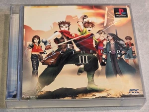 ARC THE LAD III 3 SONY PS1 PLAYSTATION 1 JAP - Picture 1 of 5