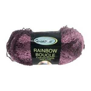 Impresión de bayas de hilo mezcla acrílica Sensations Rainbow Boucle 1019 11 oz JoAnns - Imagen 1 de 8
