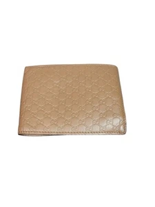 Gucci Microguccissima Portafoglio Uomo Pelle Marrone GG Bifold Portamonete 292534 - Foto 1 di 11