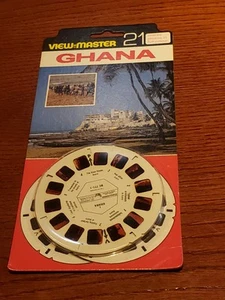 Raro GHANA (Hecho en Bélgica) View-Master Carretes Blaster BC771 - ABIERTO En Paquete - Imagen 1 de 8
