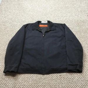 Vintage Workwear Jacket Mens XL Quilted Lined Chore Coat Utility 90s - Picture 1 of 12