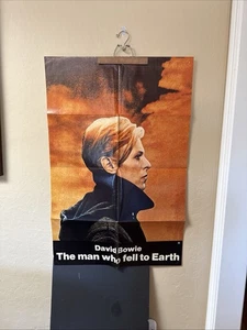 1976 "The Man Who Fell To Earth" Movie Poster (41"x 27") David Bowie Original - Picture 1 of 22