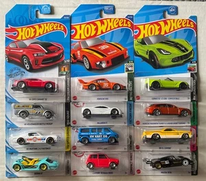 Hot Wheels 12 Car Dollar General Best Buy Exclusive Sets Corvette Camero Mustang - Picture 1 of 5